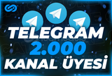 ⭐[SORUNSUZ] TELEGRAM 2000 KANAL ÜYESİ⭐