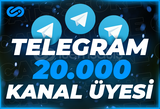 ⭐[SORUNSUZ] TELEGRAM 20000 KANAL ÜYESİ⭐