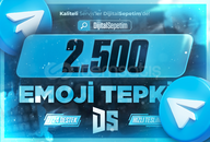 ✅[SORUNSUZ] Telegram 2.500 Emoji Tepki ⭐