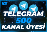 ⭐[SORUNSUZ] TELEGRAM 500 KANAL ÜYESİ⭐