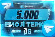 ✅[SORUNSUZ] Telegram 5.000 Emoji Tepki ⭐