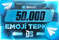 ✅[SORUNSUZ] Telegram 50.000 Emoji Tepki ⭐