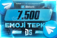 ✅[SORUNSUZ] Telegram 7.500 Emoji Tepki ⭐