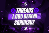 ⭐[SORUNSUZ] THREADS 1.000 BEĞENİ⭐