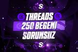 ⭐[SORUNSUZ] THREADS 250 BEĞENİ⭐