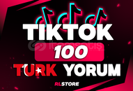  ⭐[SORUNSUZ] TİKTOK 100 TÜRK YORUM⭐