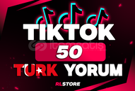  ⭐[SORUNSUZ] TİKTOK 50 TÜRK YORUM⭐