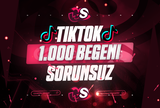 ⭐[SORUNSUZ] TİKTOK 1000 BEĞENİ⭐