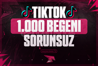 ⭐[Sorunsuz] TikTok 1000 Beğeni Garantili⭐