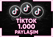 ⭐ [ SORUNSUZ ] TİKTOK 1.000 PAYLAŞIM ⭐
