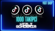 ⭐[Sorunsuz] Tıktok 1000 takipçi