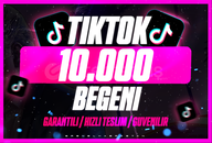 ⭐[Sorunsuz] TikTok 10.000 Beğeni Garantili⭐
