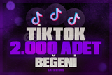 ⭐[SORUNSUZ] TİKTOK 2000 BEĞENİ⭐