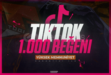 ⭐[Sorunsuz] TikTok 1000 Beğeni Garantili⭐