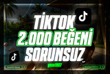✅️Sorunsuz✅️ tiktok 2000 beğeni anında✅️