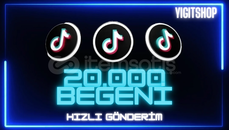 ⭐[Sorunsuz] Tıktok 20000 Beğeni ⭐