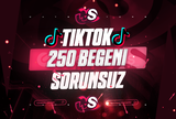 ⭐[SORUNSUZ] TİKTOK 250 BEĞENİ⭐