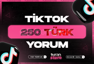 ⭐[SORUNSUZ] TİKTOK 250 TÜRK YORUM⭐