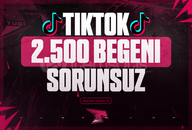 ⭐[Sorunsuz] TikTok 2500 Beğeni Garantili⭐