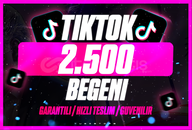 ⭐[Sorunsuz] TikTok 2500 Beğeni Garantili⭐