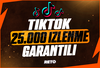 ✅[SORUNSUZ] Tiktok 25.000 İzlenme ⭐