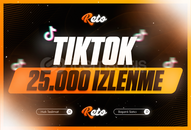 ✅[SORUNSUZ] Tiktok 25.000 İzlenme ⭐