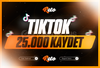 ✅[SORUNSUZ] Tiktok 25.000 Kaydetme ⭐