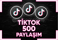 ⭐ [ SORUNSUZ ] TİKTOK 500 PAYLAŞIM ⭐