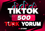  ⭐[SORUNSUZ] TİKTOK 500 TÜRK YORUM⭐