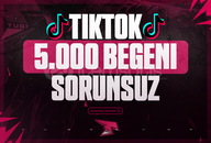 ⭐[Sorunsuz] TikTok 5000 Beğeni Garantili⭐