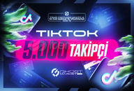 ✨SORUNSUZ✨Tiktok 5.000 Gerçek Takipçi GARANTİLİ