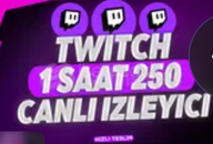 ⭐[SORUNSUZ] TWİTCH 1 SAAT 250 İZLEYİCİ ⭐