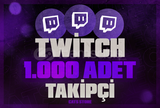 ⭐[SORUNSUZ] TWİTCH 1000 TAKİPÇİ⭐