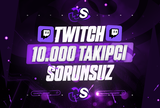 ⭐[SORUNSUZ] TWİTCH 10000 TAKİPÇİ⭐