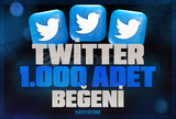 ⭐[SORUNSUZ] TWİTTER 1000 BEĞENİ⭐