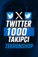 ⭐[Sorunsuz] Twitter 1000 Takipçi⭐