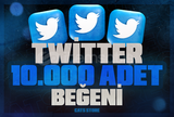 ⭐[SORUNSUZ] TWİTTER 10000 BEĞENİ⭐