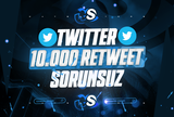 ⭐[SORUNSUZ] TWİTTER 10000 RETWEET⭐