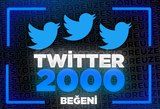 ⭐[SORUNSUZ] TWİTTER 2000 BEĞENİ⭐