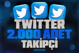 ⭐[SORUNSUZ] TWİTTER 2000 TAKİPÇİ⭐