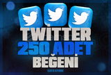 ⭐[SORUNSUZ] TWİTTER 250 BEĞENİ⭐