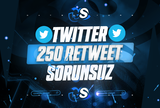 ⭐[SORUNSUZ] TWİTTER 250 RETWEET⭐