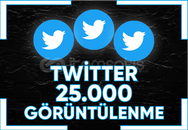⭐ [ SORUNSUZ ] TWİTTER 25.000 İZLENME ⭐