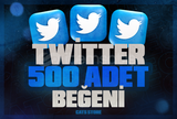 ⭐[SORUNSUZ] TWİTTER 500 BEĞENİ⭐