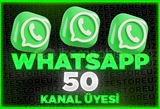 ⭐[SORUNSUZ] WHATSAPP 50 KANAL ÜYESİ⭐