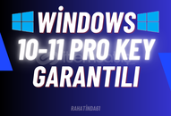 ⭐[SORUNSUZ] WİNDOWS 10/11 PRO KEY⭐