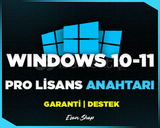 ⭐(SORUNSUZ) WİNDOWS 10/11 PRO KEY⭐