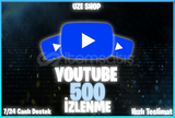 ⭐[SORUNSUZ] YOUTUBE 500 İZLENME⭐