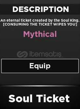 Soul Ticket