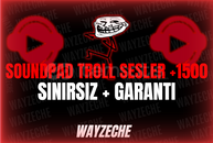 ⭐SOUNDPAD TROLL SESLER +1500 ADET⭐[En uygunu]